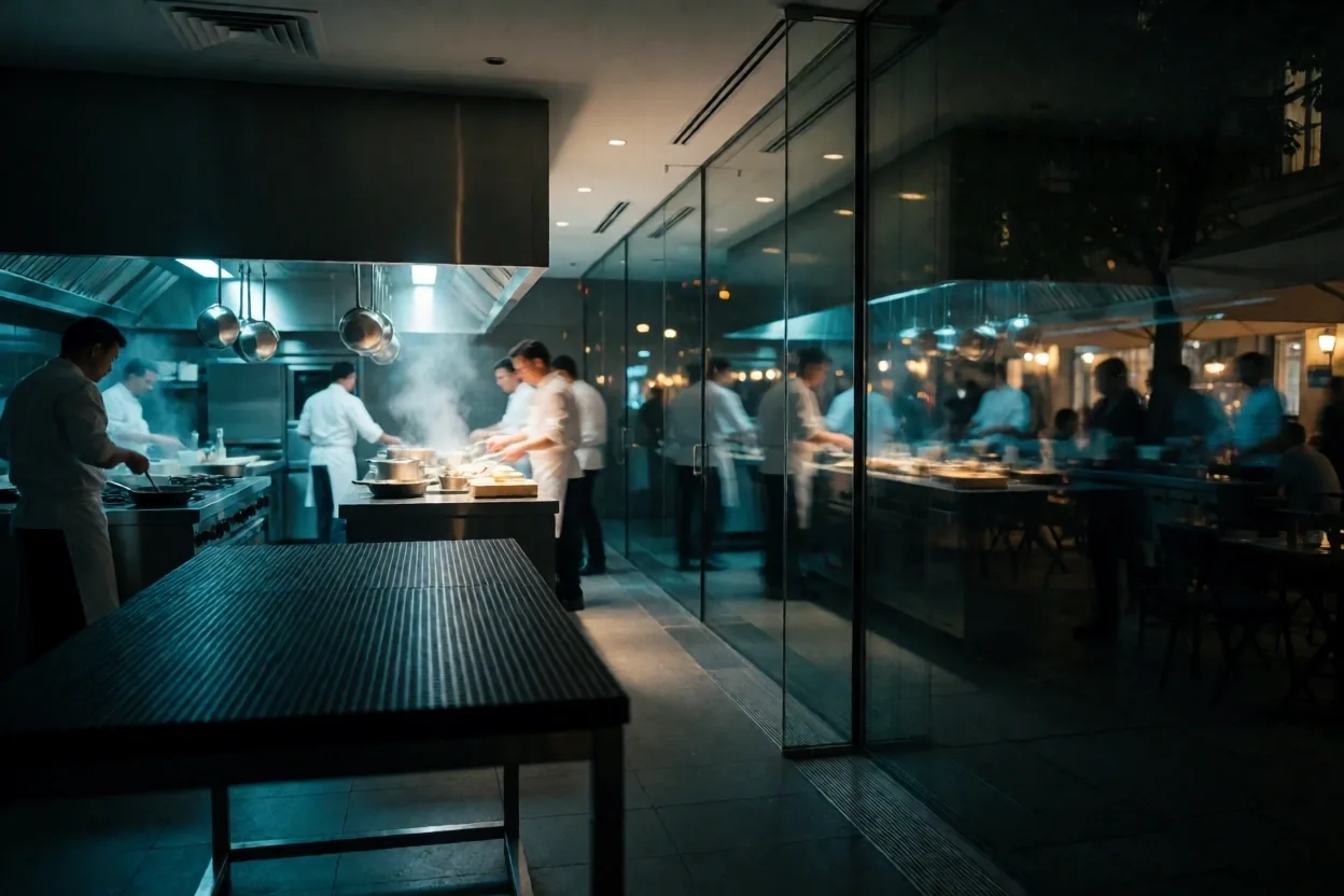 L'effervescence silencieuse de la cuisine